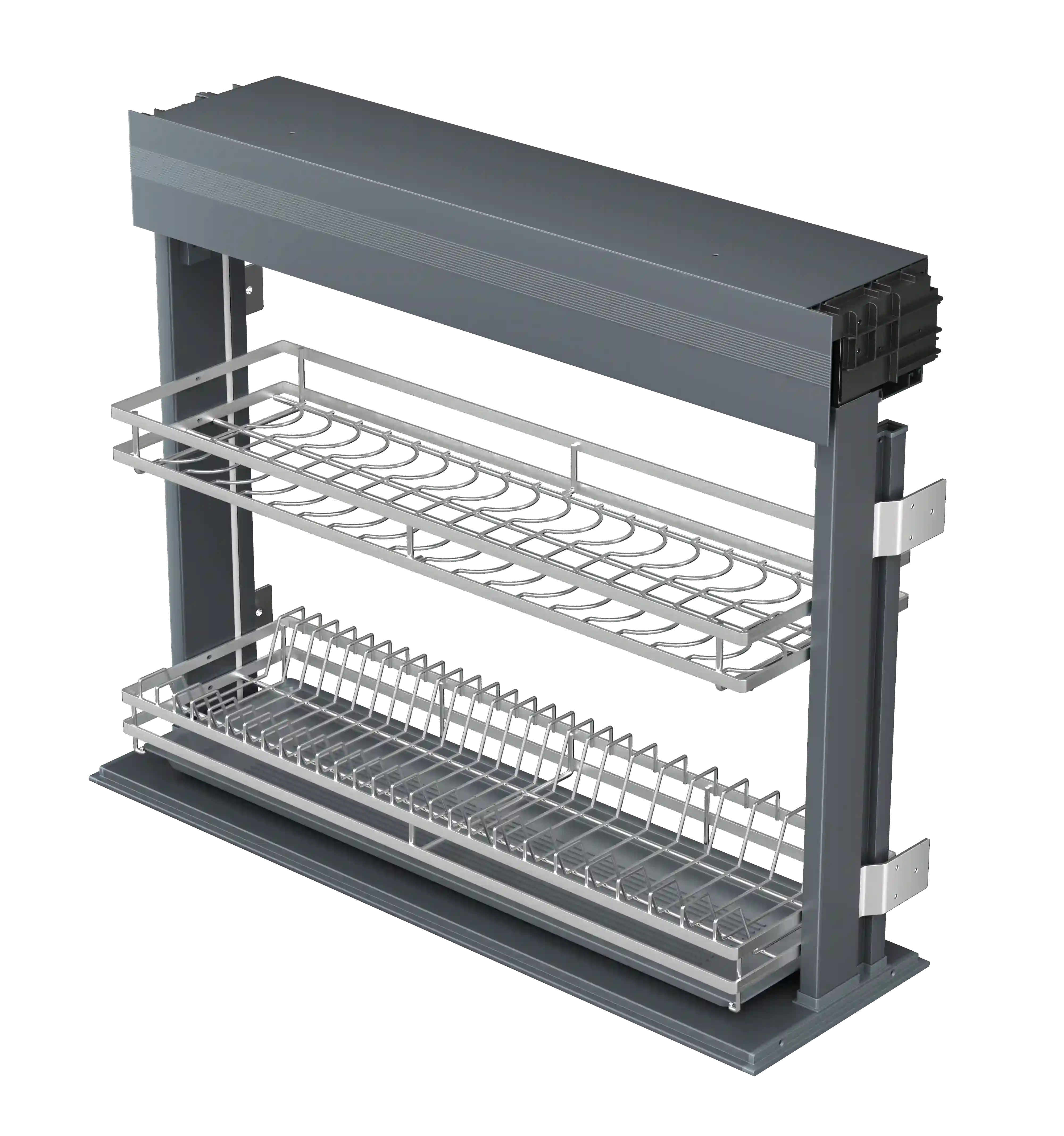Electric Lift Down Dish Rack for Kitchen Cabinets price