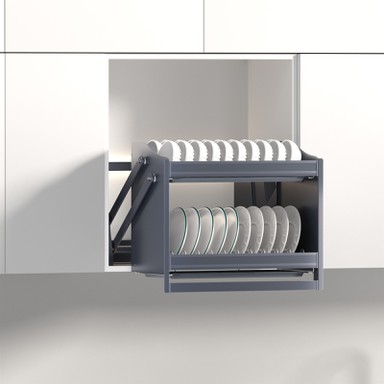 Kitchen Cabinet Aluminum Alloy Automatic Shelf Lift